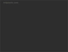 Tablet Screenshot of bidplastic.com